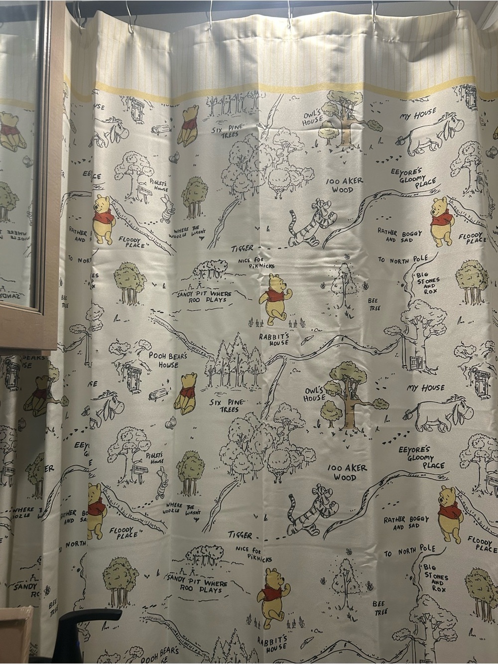 The Big One Winnie the Pooh Cream and Yellow Illustrated Bath Set